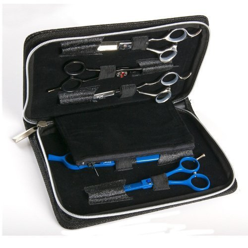 Etui do nożyczek duże brokatowe Fox