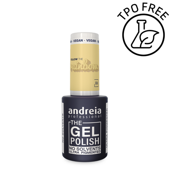 Lakier hybrydowy Andreia Professional The Gel Polish FR4 z mocną pigmentacją cytryna 10,5 ml