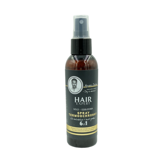 Spray Hair Expert Odbudowa 6 w 1 termoochronny ze złotem koloidalnym i ekstraktem z alg 140 ml