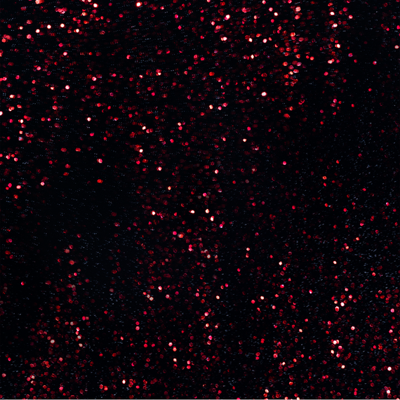 Lakier hybrydowy Andreia Professional Gel Polish Lucky Star LS6 czerń z ognistą, czerwoną drobinką 10,5 ml