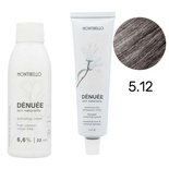 Zestaw Montibello Denuee farba 5.12 perłowo-popielaty jasny brąz 60 ml + krem aktywujący 22VOL 6,6% 90 ml
