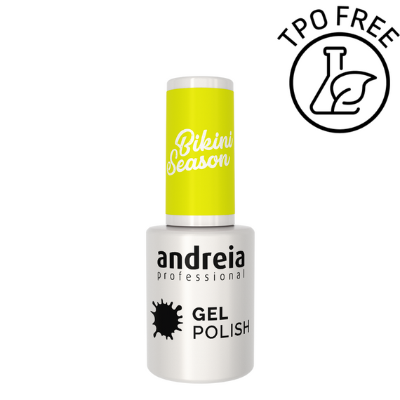 Lakier hybrydowy Andreia Professional Gel Polish BK6 neonowy żółty 10,5 ml