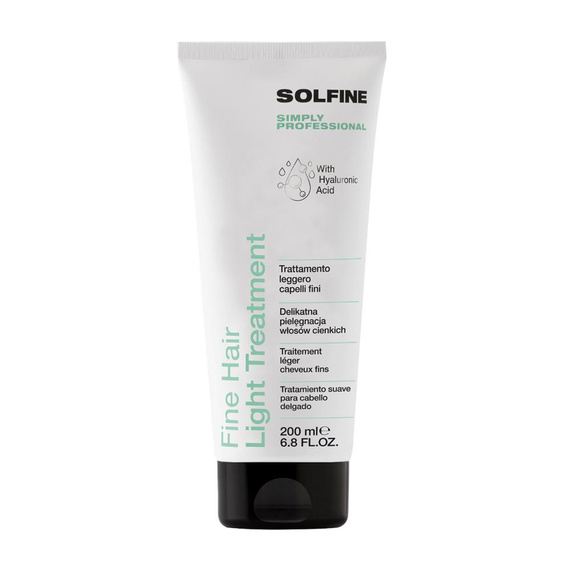 Maska do włosów cienkich Solfine Care Fine Hair Light Treatment 200 ml