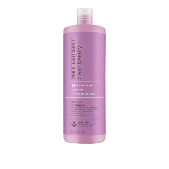 Szampon Paul Mitchell Clean Beauty Blonde neutralizujący refleksy do włosów blond 1000 ml