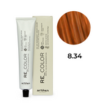 Farba Artego Re Color permanentna bez amoniaku 8.34 jasny złoty miedziany blond 100 ml