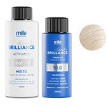 Zestaw Mila Pro Blonde Brilliance toner 10.0 Carribbean Beach 60 ml + aktywator 1,5 % 5 vol 120 ml
