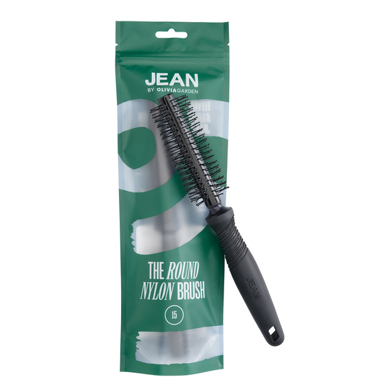 Szczotka Olivia Garden JEAN z włosiem nylonowym do włosów i brody 15 mm