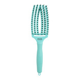 Szczotka Olivia Garden FingerBrush Combo Medium Mint do rozczesywania włosów mięta