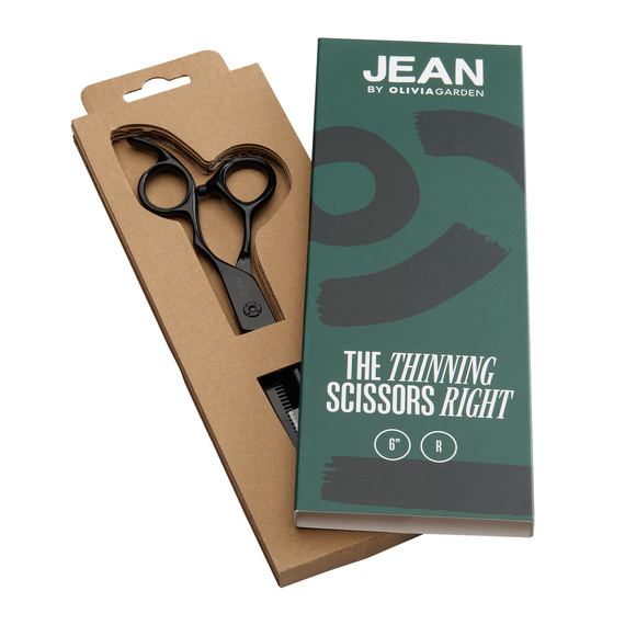 Degażówki Olivia Garden JEAN do strzyżenia jednostronne 35 zębów 6 cali