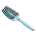 Szczotka Olivia Garden FingerBrush Combo Medium Inner Child Bubble Blue do rozczesywania i wygładzania włosów
