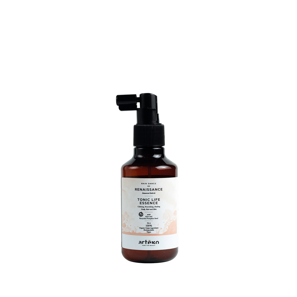 Artego Serum Artego Rain Dance Renaissance Tonic Life Essence odbudowujące w sprayu do wrażliwej skóry głowy 150 ml — Składniki i ocena