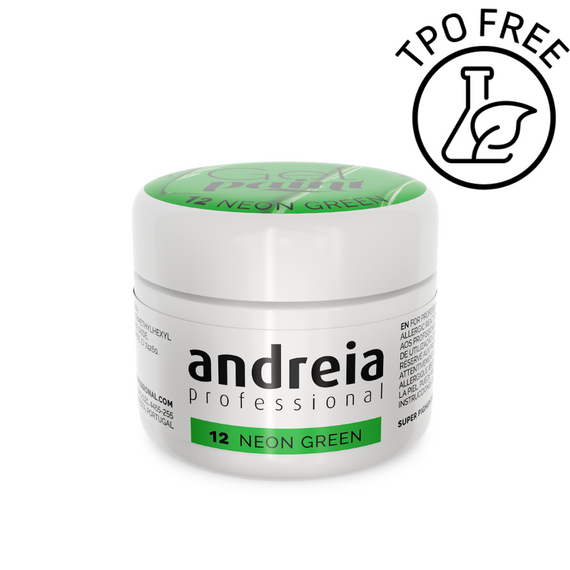 Żel do zdobień Andreia Professional Gel Paint 12 Neon Green 4 ml