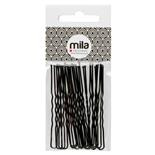 Zapinka kokówka karbowana 6,5 cm czarna Mila Technic