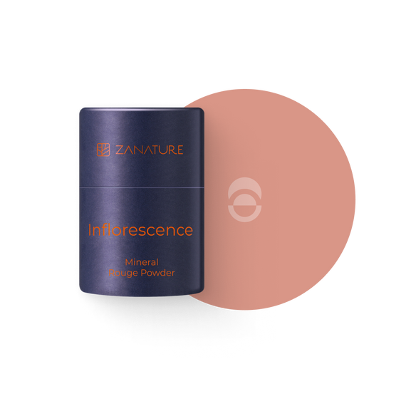 Róż do twarzy Zanature Inflorescence Mineral Rouge Powder Peony 1 ml