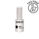 Lakier hybrydowy Andreia Professional Gel Polish Lucky Star LS2 mlecznobiały z holograficznymi gwiazdami 10,5 ml