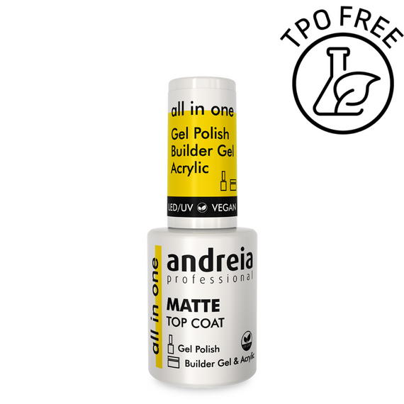 Top Andreia Professional All in One z matowym efektem do lakierów hybrydowych 10,5 ml