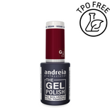 Lakier hybrydowy Andreia Professional The Gel Polish G24 z mocną pigmentacją klasyczne bordo 10,5 ml