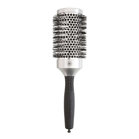 Szczotka Olivia Garden Essential Blowout Classic Silver antystatyczna do modelowania włosów 55 mm