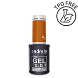 Lakier hybrydowy Andreia Professional The Gel Polish G36 z mocną pigmentacją musztardowy 10,5 ml