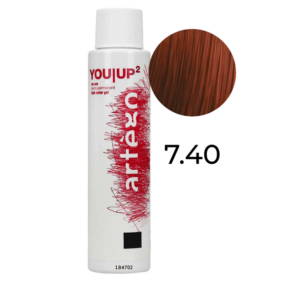 Żel koloryzujący Artego You UP2 7.40 pomarańczowy blond 100ml