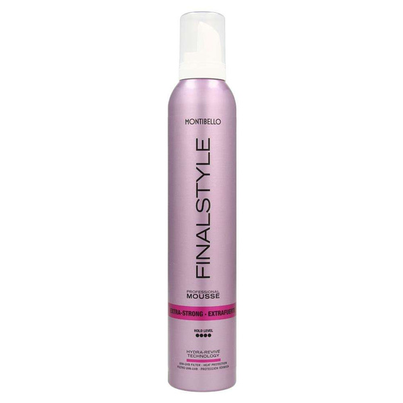 Finalstyle Extra Strong Hold pianka nawilżająca bardzo mocno utrwalająca 320 ml Montibello