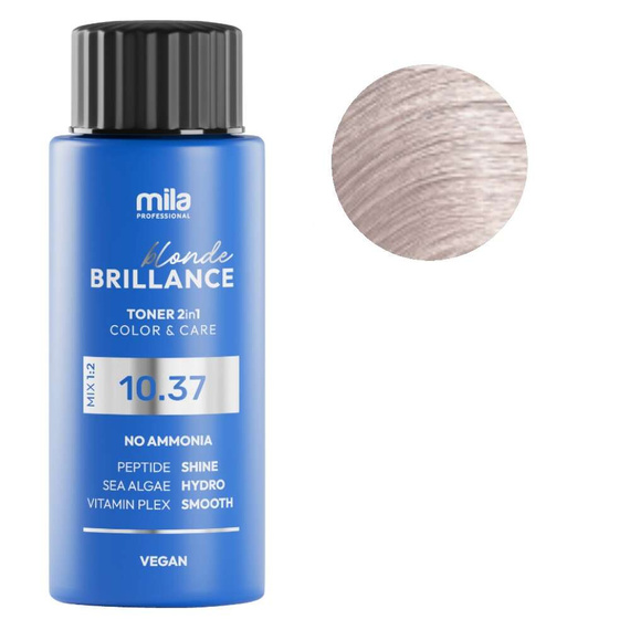 Toner Mila Pro Blonde Brilliance 10.37 Dubai Sand do włosów 60 ml