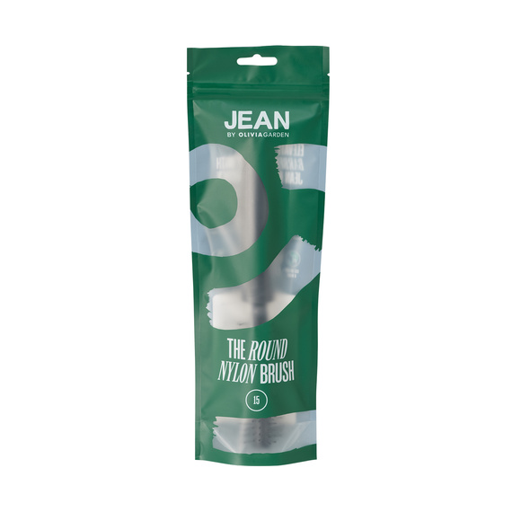 Szczotka Olivia Garden JEAN z włosiem nylonowym do włosów i brody 15 mm