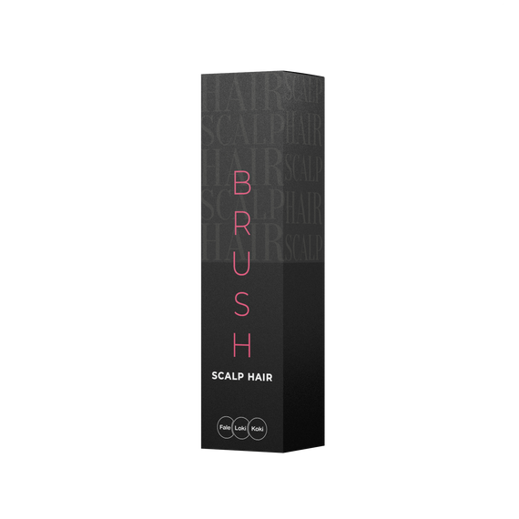 Szczotka Fale Loki Koki Scalp Brush Premium Pink do skóry głowy