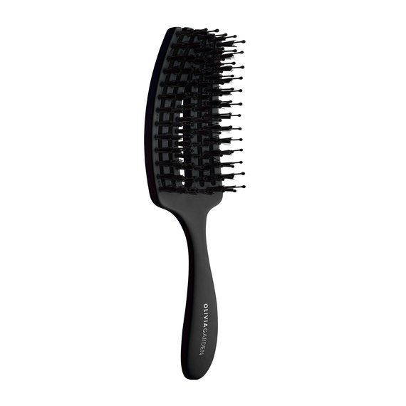 Szczotka Olivia Garden FingerBrush Care Mini Black do rozczesywania włosów czarna