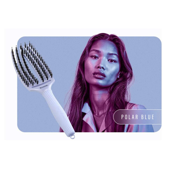 Szczotka Olivia Garden FingerBrush Arctic Lights do rozczesywania włosów Polarny Błękit