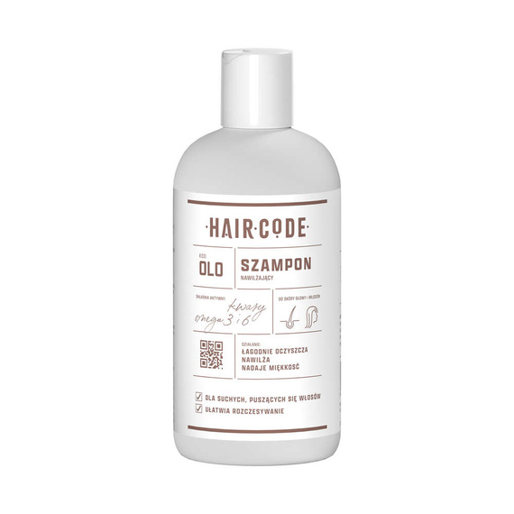 Szampon Hair Code OLO nawilżający do suchych i puszących się włosów 280 ml