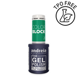 Lakier hybrydowy Andreia Professional The Gel Polish CB5 z mocną pigmentacją szmaragdowa zieleń 10,5 ml