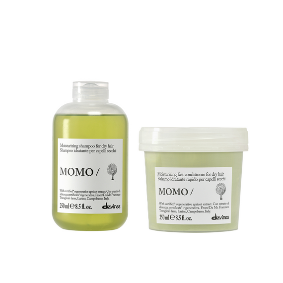 Zestaw Davines Essential Haircare MOMO nawilżający szampon 250ml + odżywka 250ml
