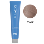 Farba Mila Milaton High Cover 9.672 beżowy perłowy mahoniowy bardzo jasny blond 100 ml