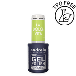 Lakier hybrydowy Andreia Professional The Gel Polish DV1 z mocną pigmentacją intensywna limonka 10,5 ml