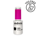 Lakier hybrydowy Andreia Professional Gel Polish 255 metaliczny róż 10,5 ml