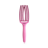Szczotka Olivia Garden FingerBrush Combo Medium Bubble Pink do rozczesywania włosów Amazonki Róż po zdrowie