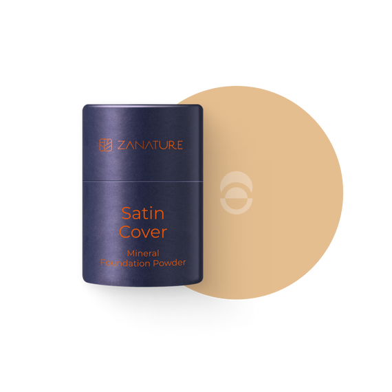 Podkład mineralny Zanature MF Satin Cover Warm Nude WN L6 1 ml
