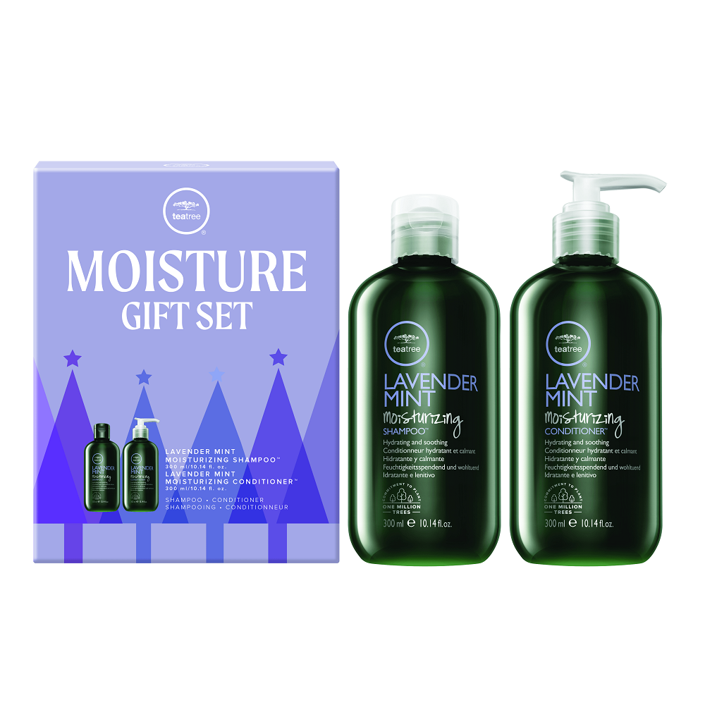 Paul Mitchell Set Paul Mitchell Lavender Mint feuchtigkeitsspendend für trockenes Haar Shampoo 300ml + Spülung 300ml