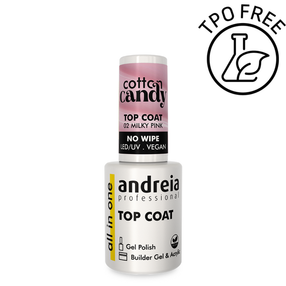 Top Andreia Professional Cotton Candy Milky Pink do lakierów hybrydowych 10,5 ml