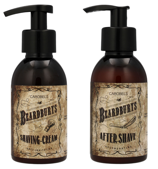 Zestaw Beardburys dla mężczyzn krem do golenia 150 ml + balsam po goleniu 150 ml