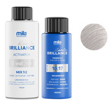 Zestaw Mila Pro Blonde Brilliance toner 10.17 Bright Moonscape 60 ml + aktywator 1,5 % 5 vol 120 ml
