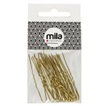 Zapinka kokówka karbowana 4,5 cm złota Mila Technic