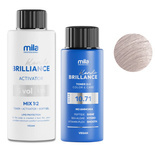 Zestaw Mila Pro Blonde Brilliance toner 10.71 Pacific Pearl 60 ml + aktywator 1,5 % 5 vol 120 ml