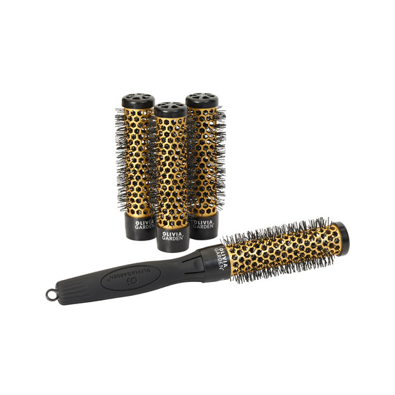 Zestaw szczotek Olivia Garden MultiBrush 25 mm 4 sztuki + uchwyt