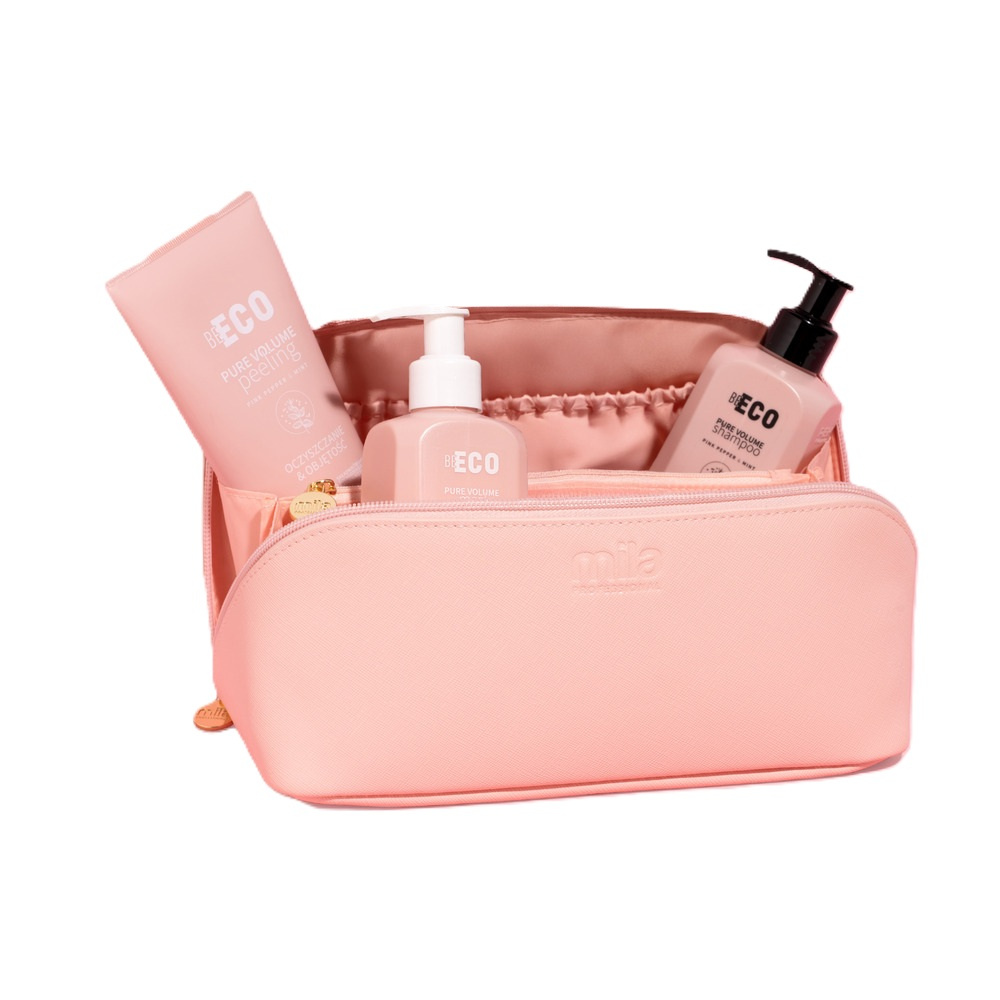 Mila Zestaw Mila Pro Pure Volume szampon 250 ml + maska 250 ml + peeling 200 ml + kosmetyczka — Składniki i ocena