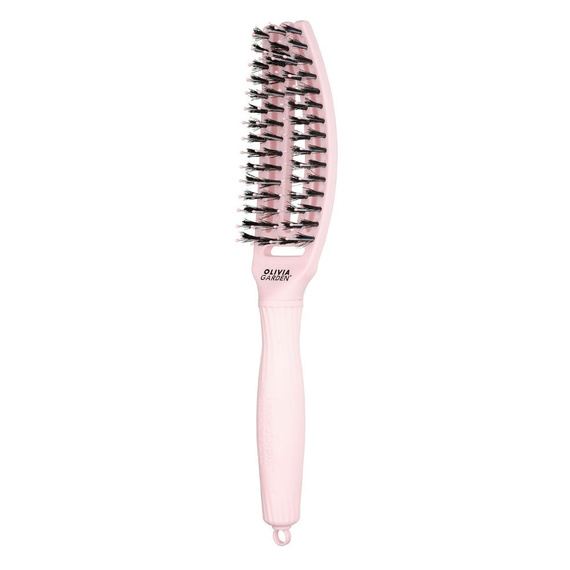 Szczotka Olivia Garden Fingerbrush Combo Small Pastel Pink do rozczesywania włosów mała