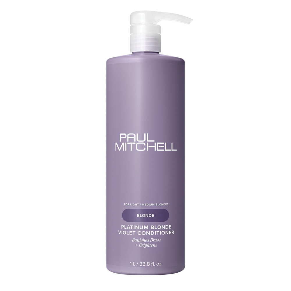 Paul Mitchell Odżywka Paul Mitchell Platinum Blonde Violet neutralizująca ciepłe odcienie włosów farbowanych 1000 ml
