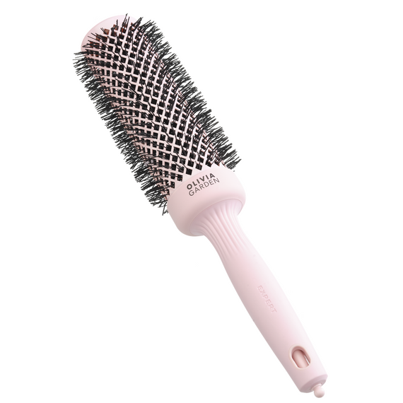Szczotka Olivia Garden Expert Blowout Speed Wavy Bristles do suszenia i modelowania włosów różowa 45 mm