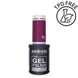 Lakier hybrydowy Andreia Professional The Gel Polish G44 z mocną pigmentacją liliowy fiolet 10,5 ml
